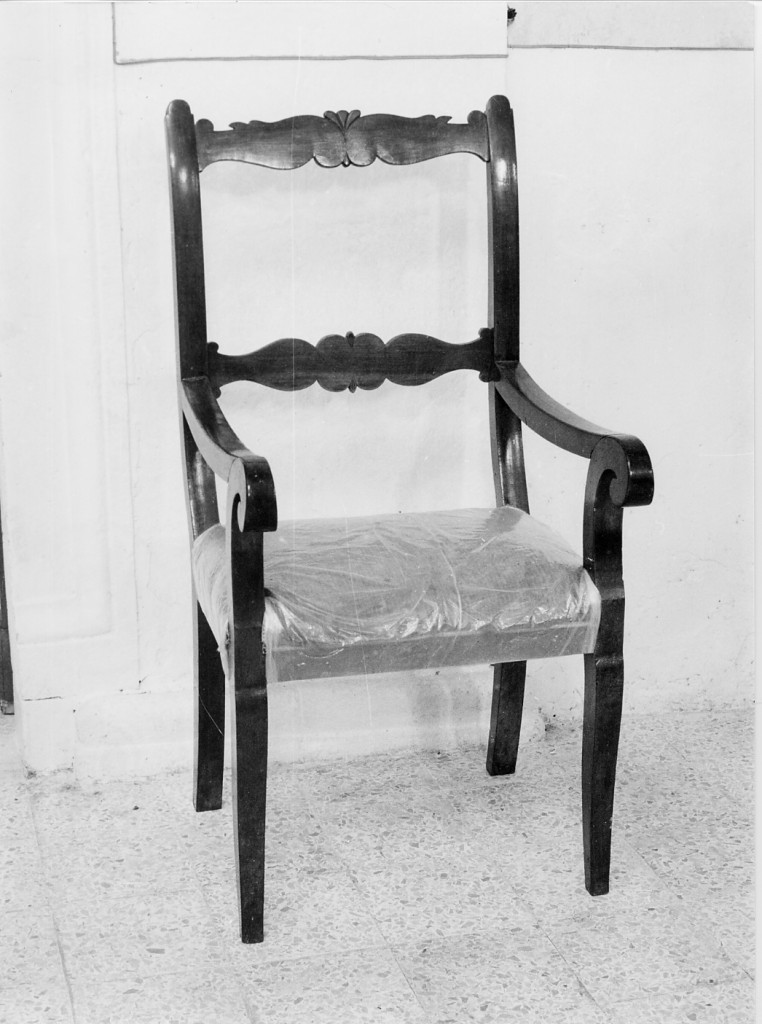 sedia - bottega abruzzese (sec. XIX)
