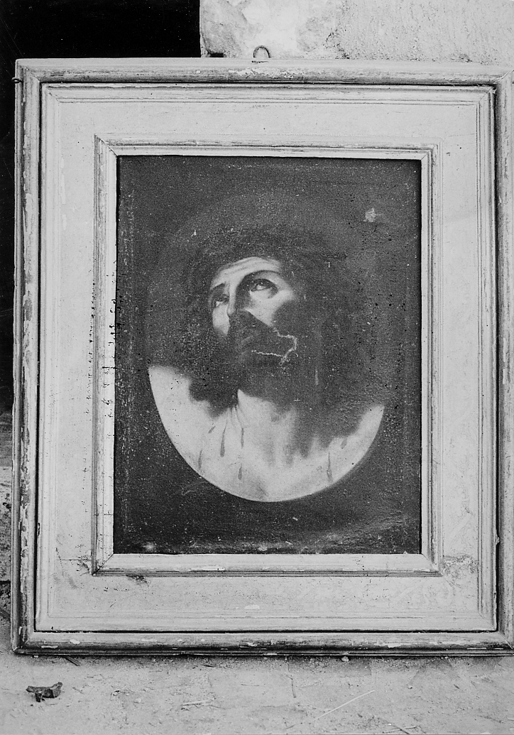 VOLTO DI CRISTO (dipinto) - ambito abruzzese (sec. XVII)