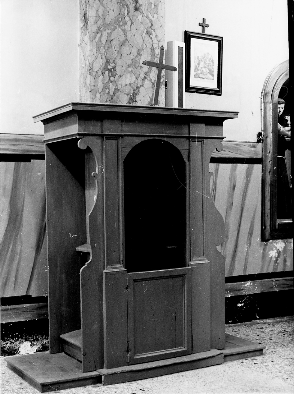 confessionale - bottega abruzzese (sec. XX)