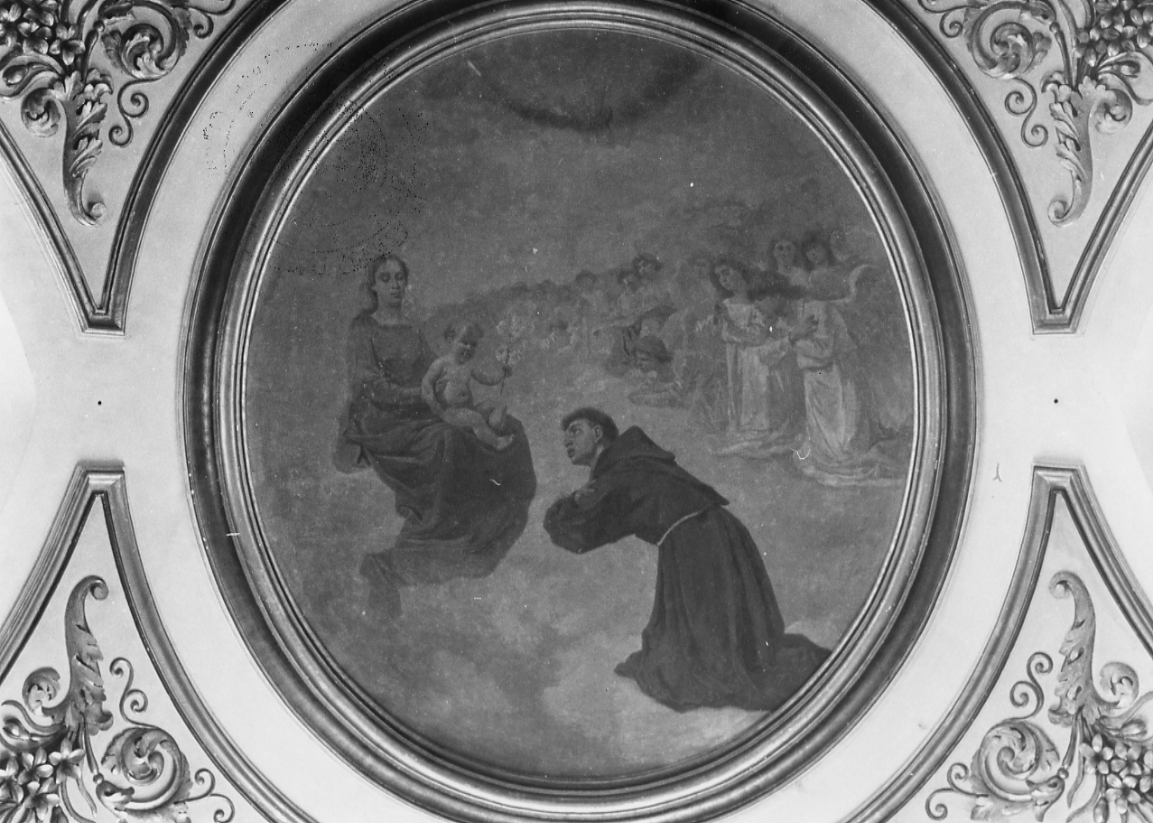 VISIONE DI SANT'ANTONIO DA PADOVA (dipinto) di Patini Teofilo (sec. XX)
