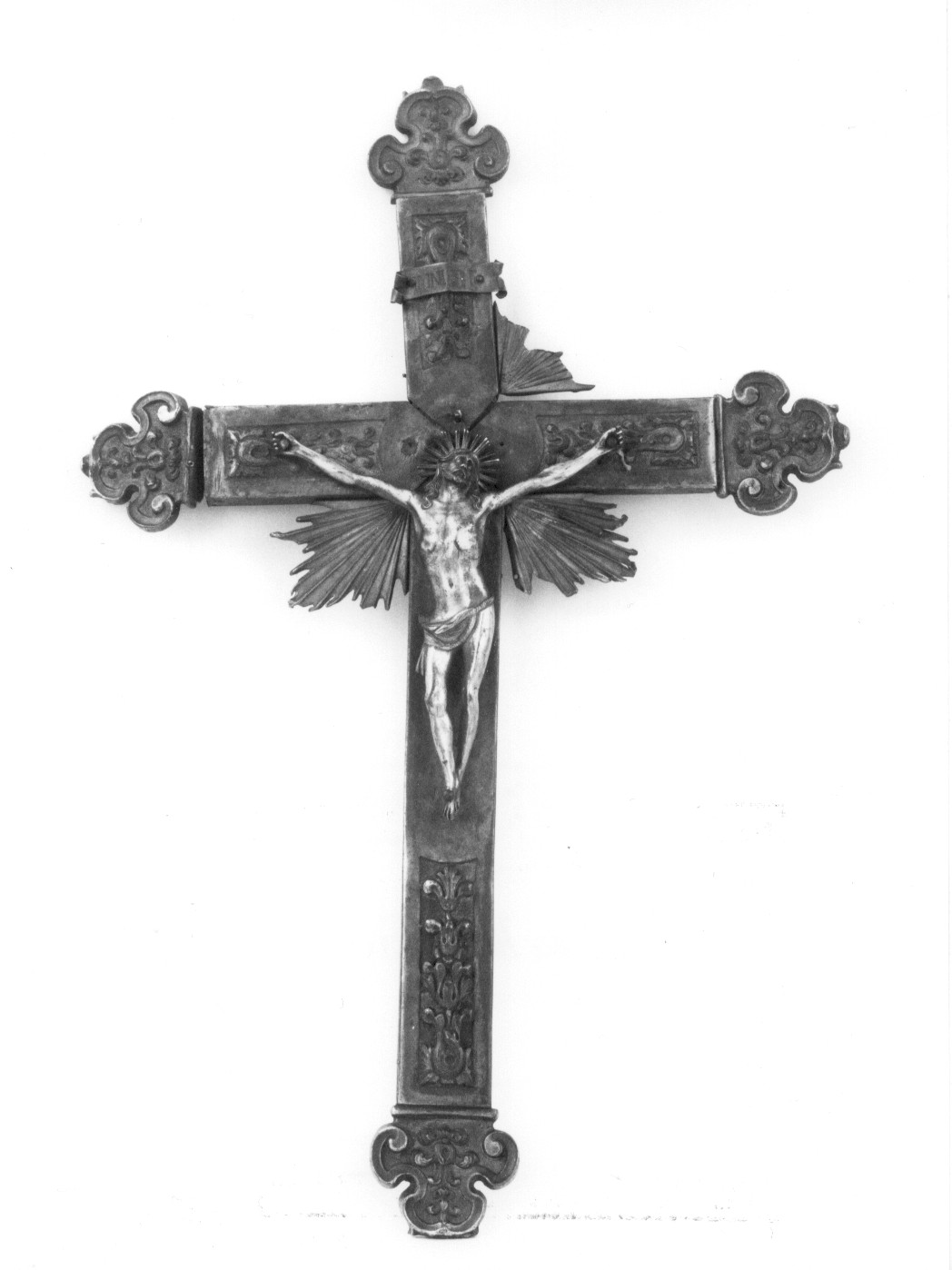croce processionale - ambito napoletano (sec. XVIII)