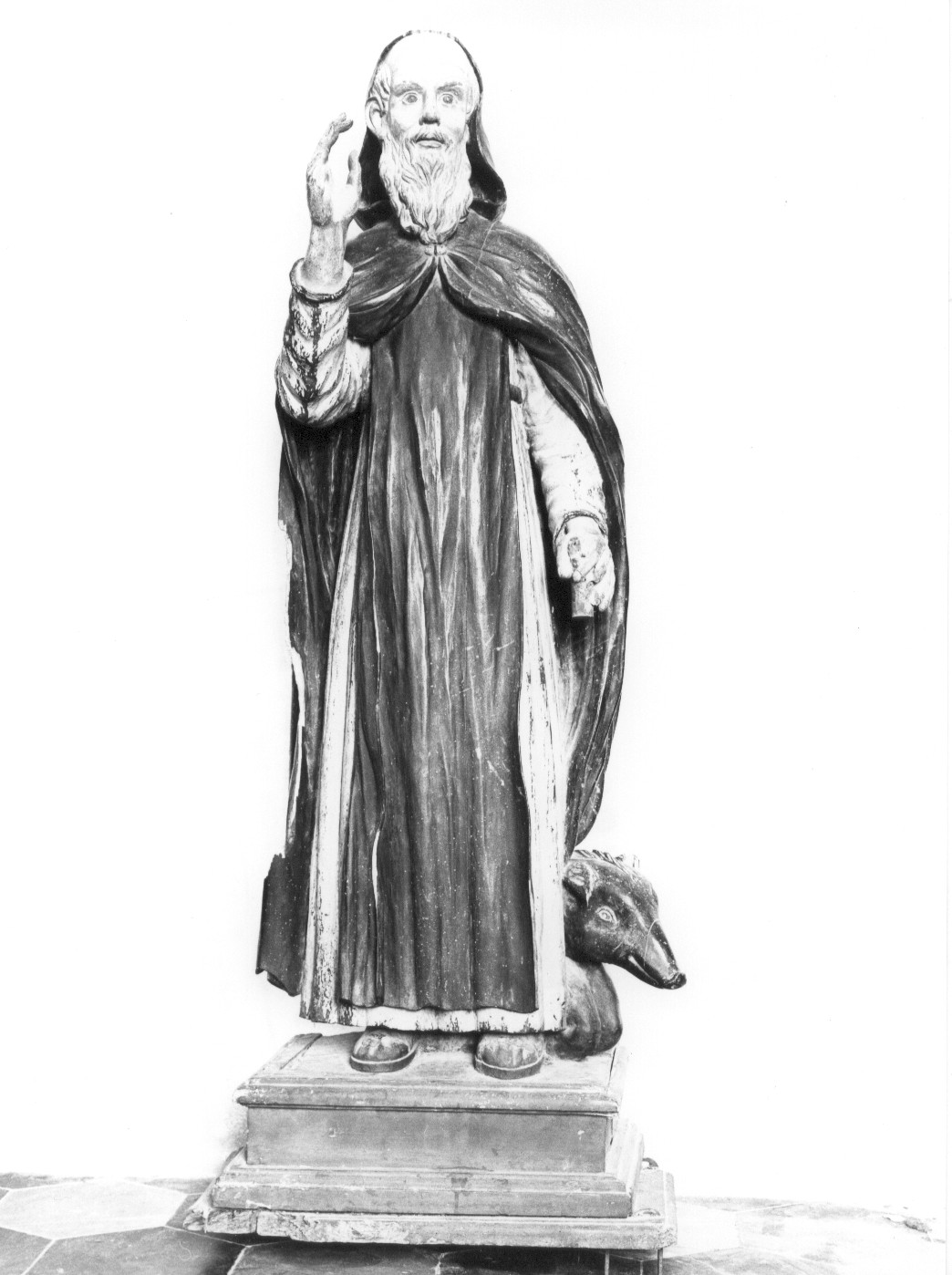 SANT'ANTONIO ABATE (statua) - ambito abruzzese (sec. XVII)