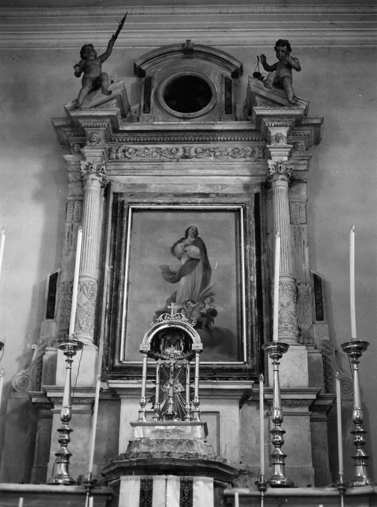 altare maggiore - ambito abruzzese (sec. XVIII)