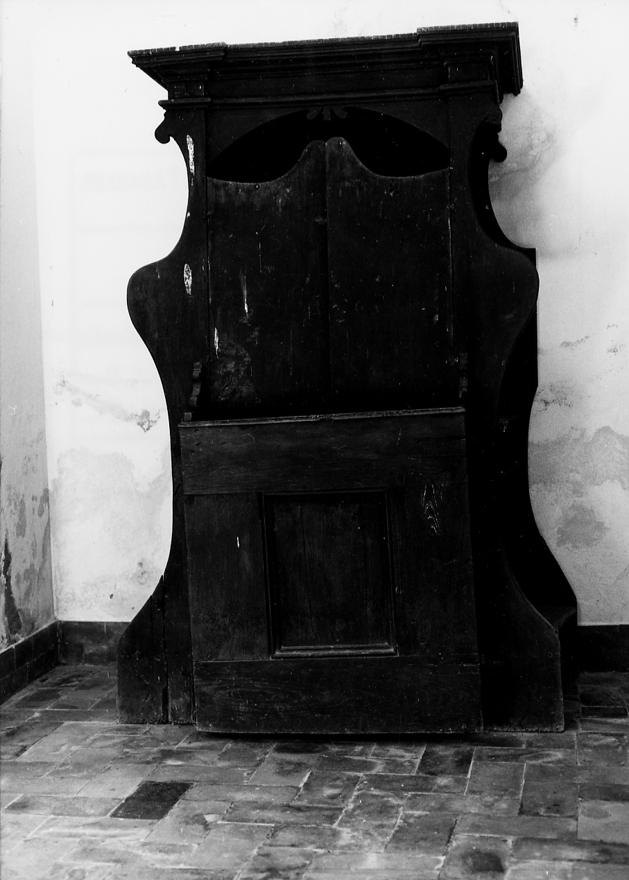 confessionale, opera isolata - ambito abruzzese (sec. XIX)