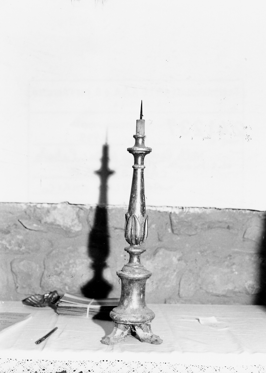 candeliere, opera isolata - ambito Italia centrale (sec. XVIII)