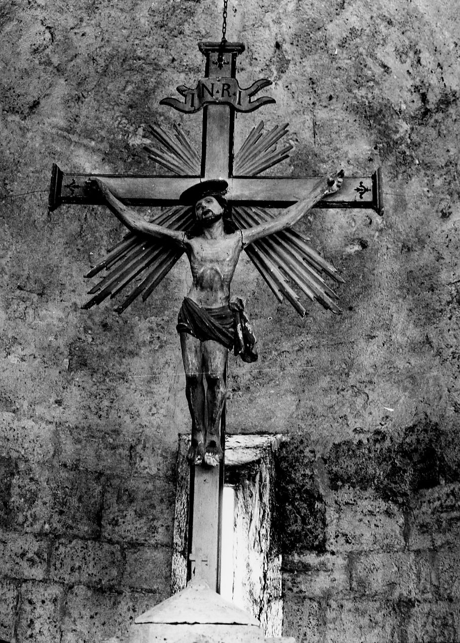 CRISTO CROCIFISSO (scultura, opera isolata) - ambito abruzzese (seconda metà sec. XVIII)