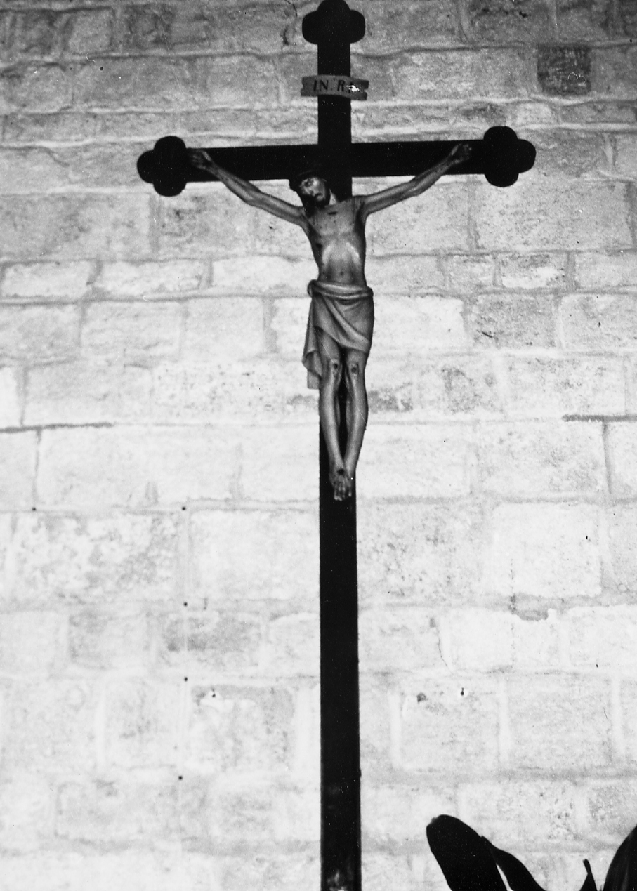 CRISTO CROCIFISSO (scultura, opera isolata) - ambito marchigiano (sec. XVI)