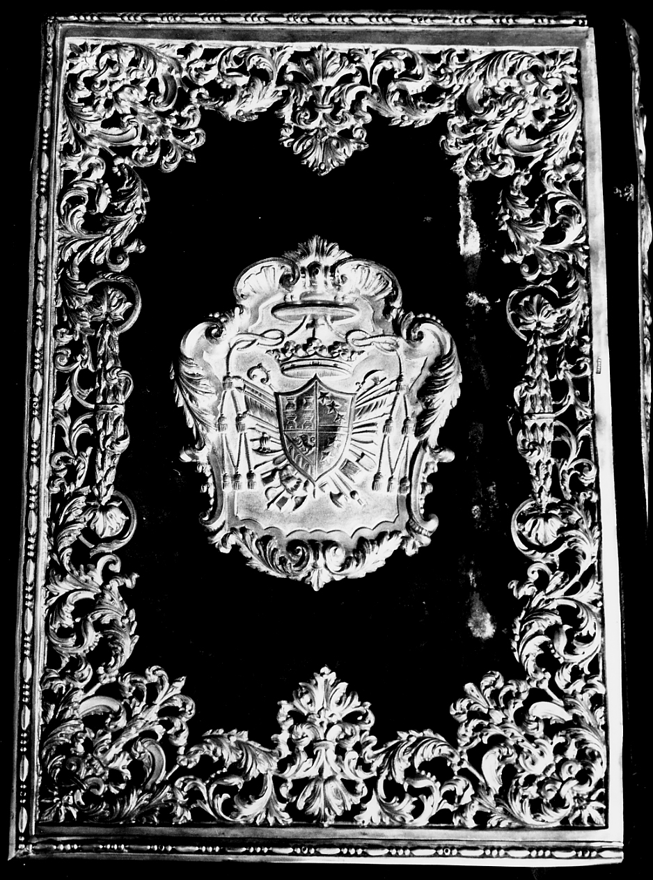 coperta di libro liturgico, coppia - ambito abruzzese (seconda metà sec. XIX)