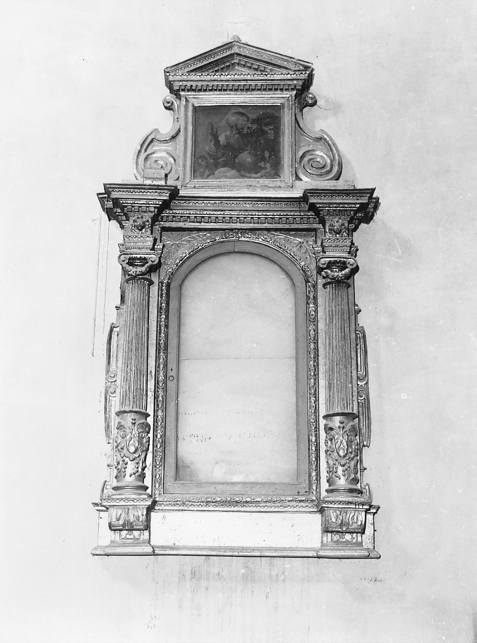 mostra d'altare, opera isolata - ambito abruzzese (seconda metà sec. XVII)