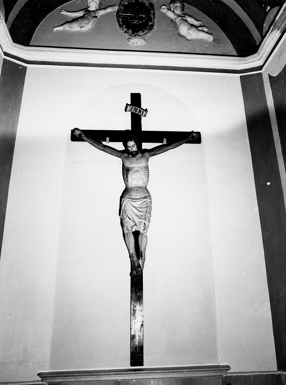 CRISTO Cristo crocifisso (scultura) - ambito teramano (secc. XVI/ XVII)