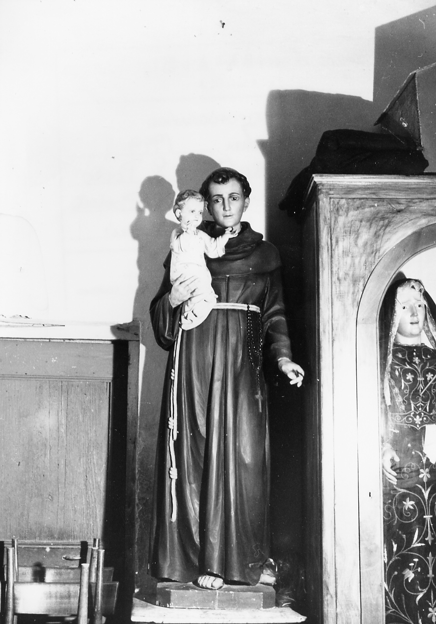 SANT'ANTONIO DA PADOVA (statua, opera isolata) - produzione di Ortisei (sec. XX)