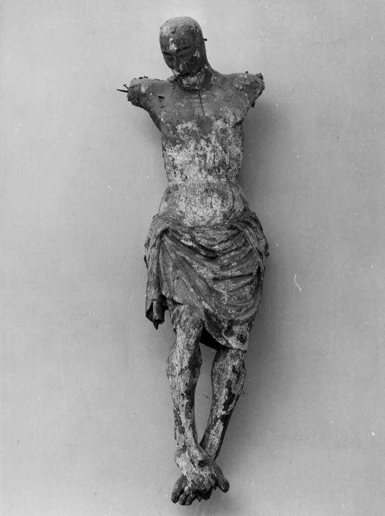 CRISTO CROCIFISSO (statua) - ambito abruzzese (fine sec. XV)