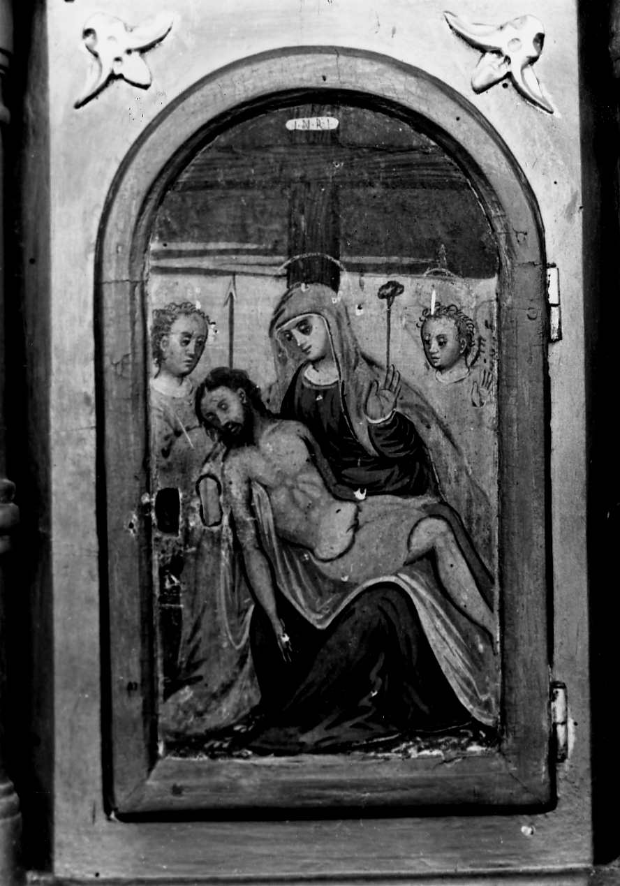 PIETA' (dipinto) - ambito abruzzese (prima metà sec. XVIII)