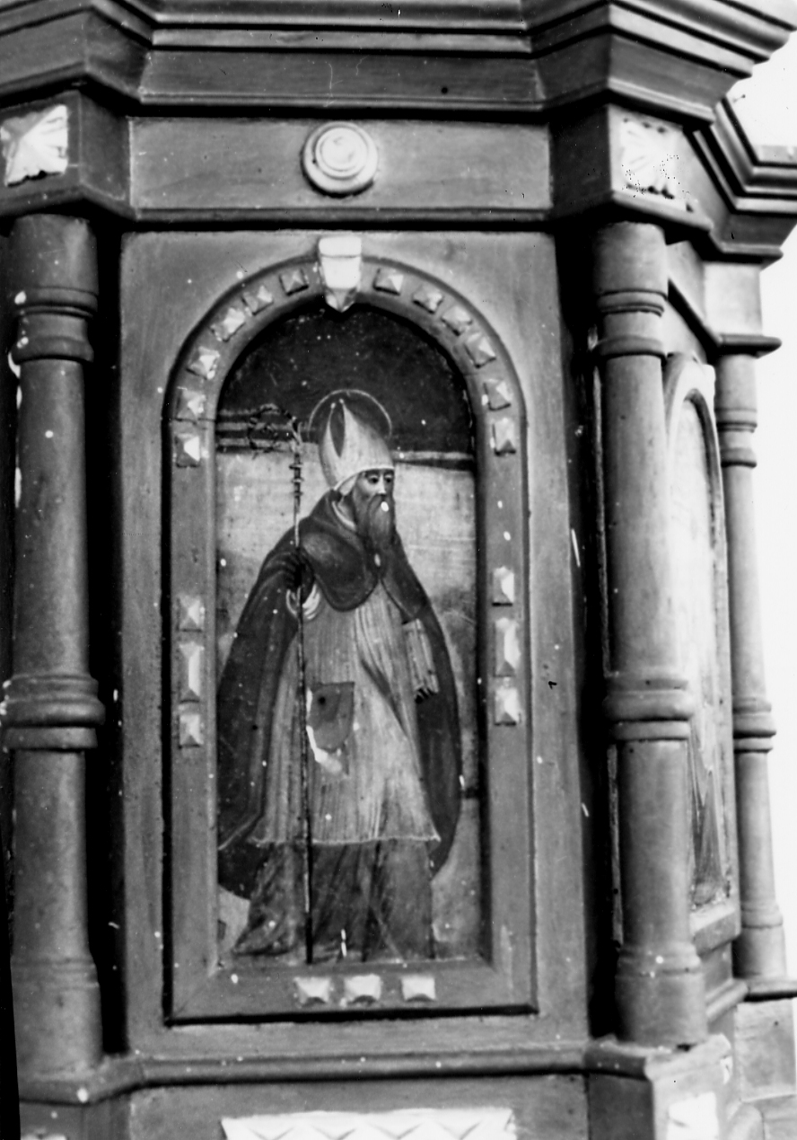 SANTO VESCOVO (dipinto) - ambito abruzzese (prima metà sec. XVIII)