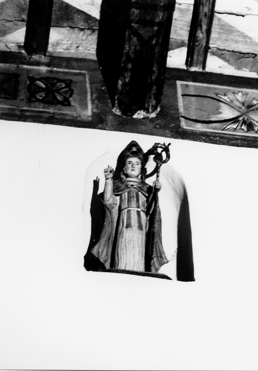 SAN NICOLA DI BARI (statua) - ambito abruzzese (prima metà sec. XVII)