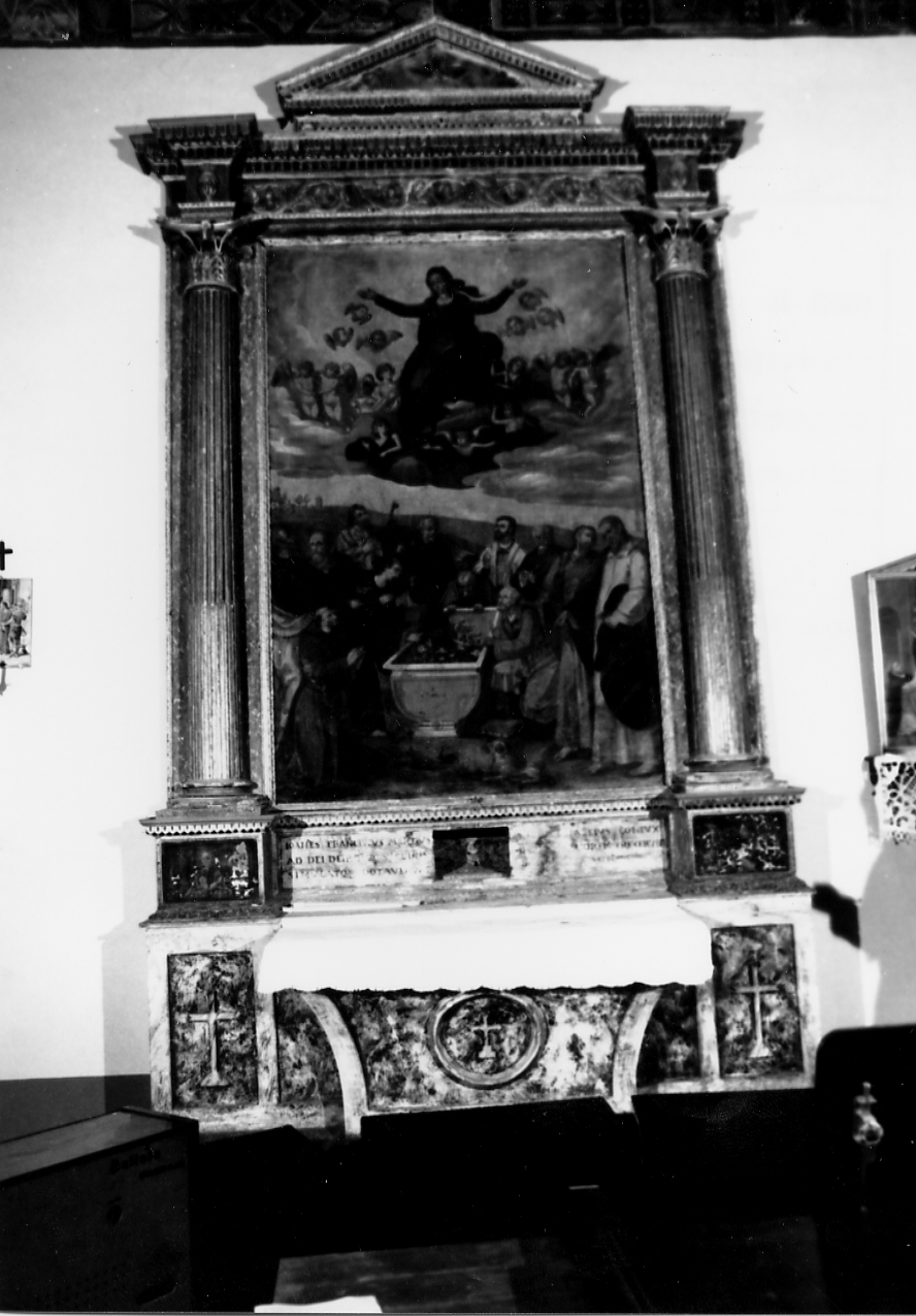 mostra d'altare - ambito abruzzese (seconda metà sec. XVI)