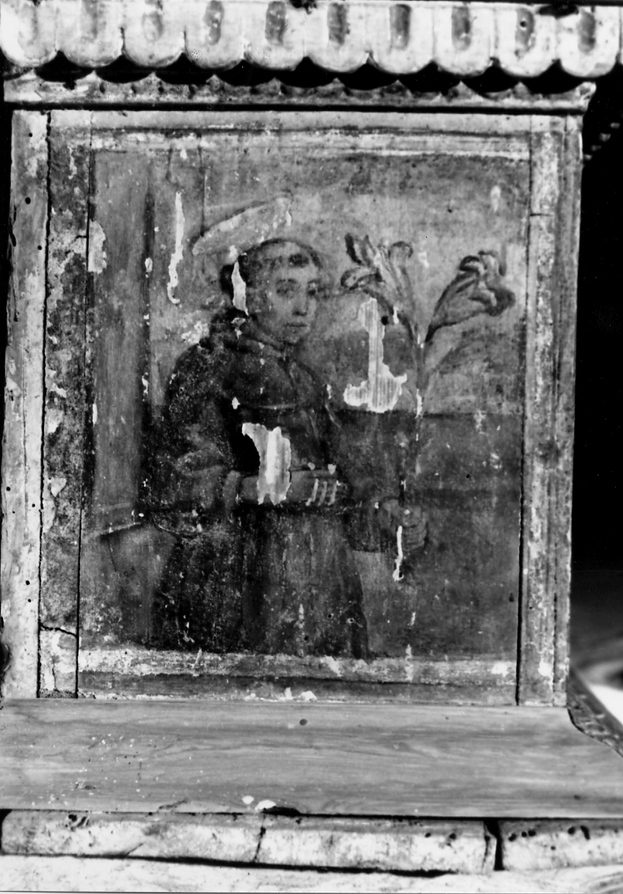 SANT'ANTONIO DA PADOVA (dipinto) - ambito Italia centrale (seconda metà sec. XVI)