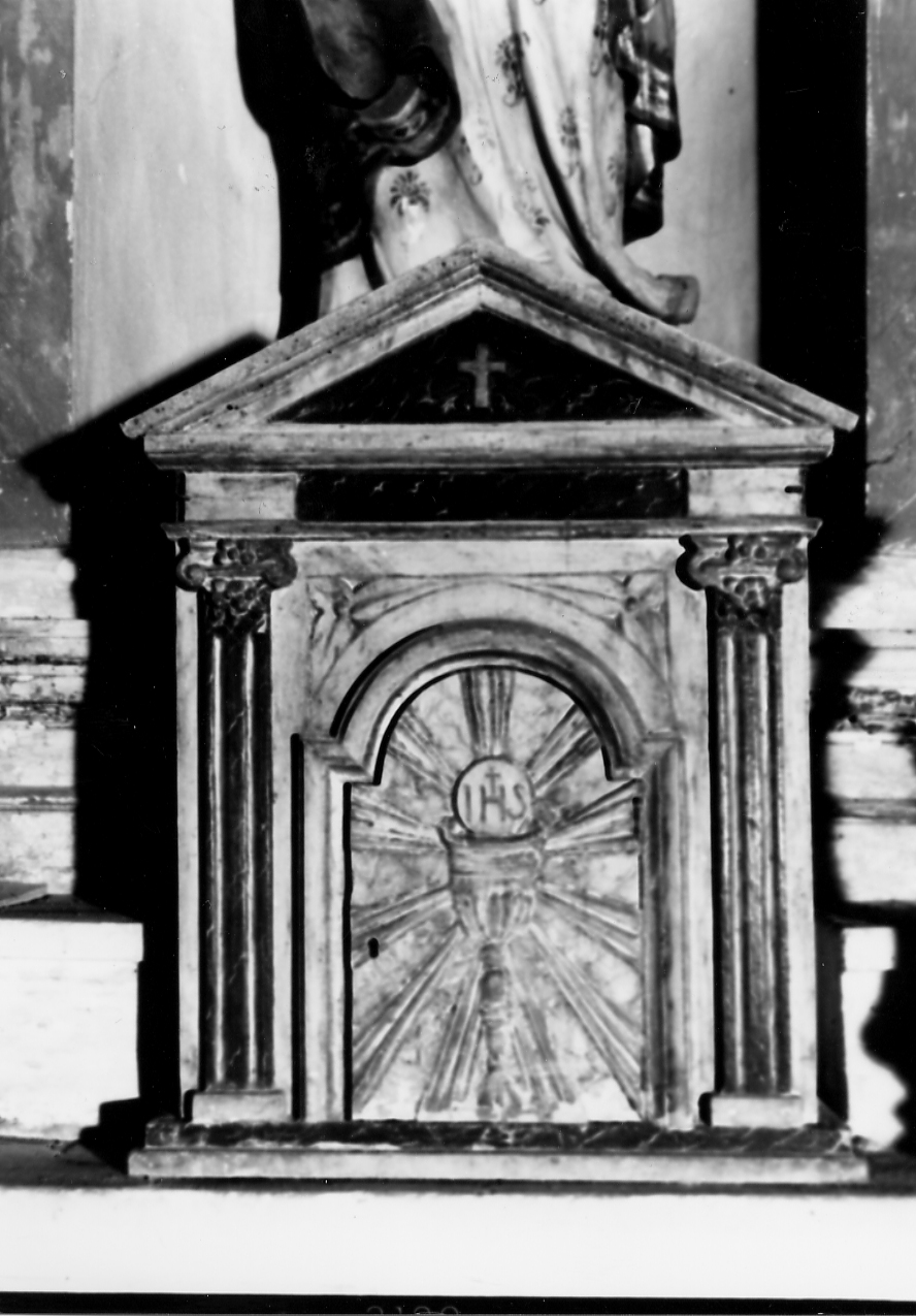 tabernacolo - ambito abruzzese (fine/inizio secc. XVII/ XVIII)