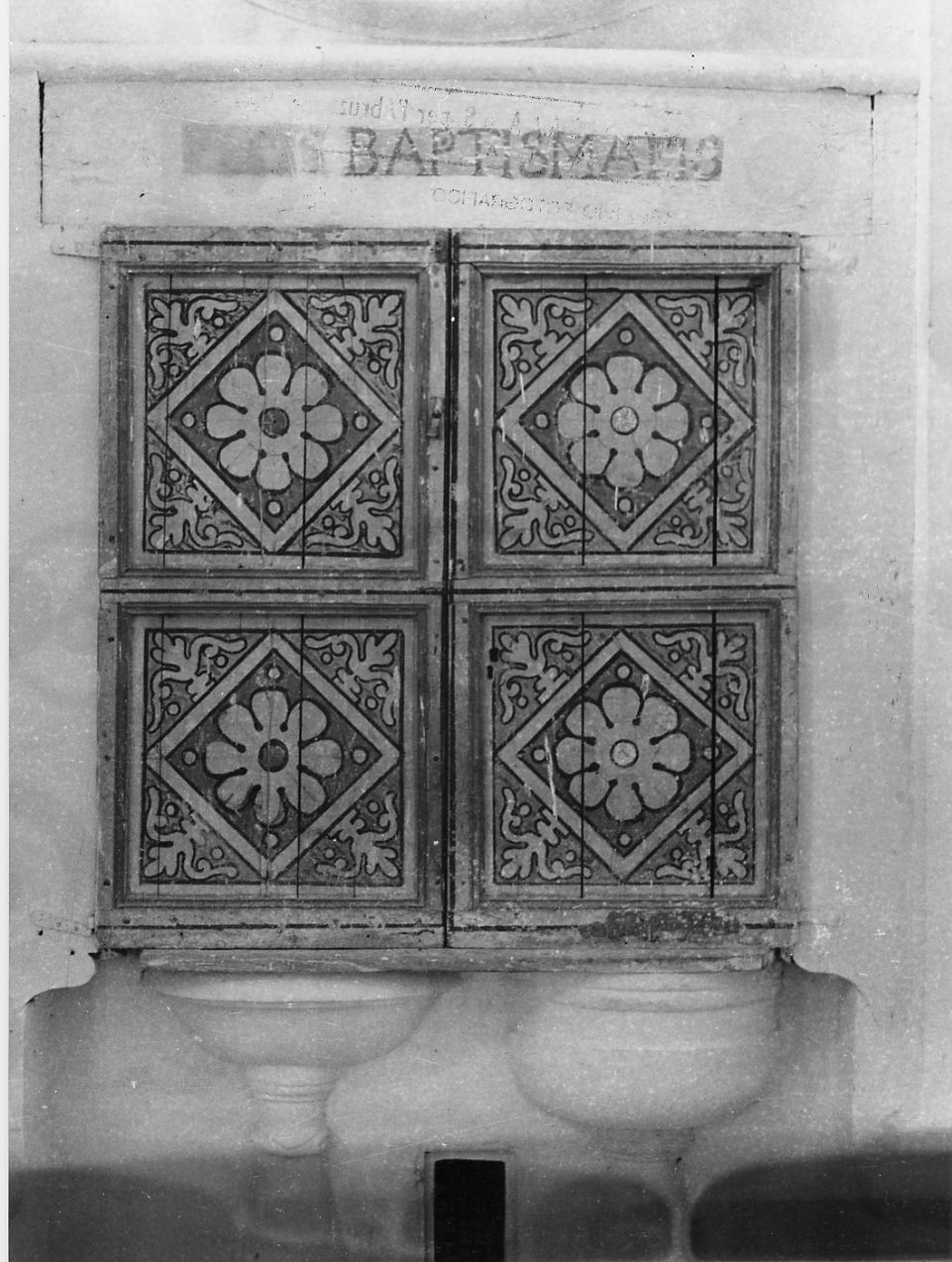 fonte battesimale, opera isolata - ambito abruzzese (fine sec. XVII)