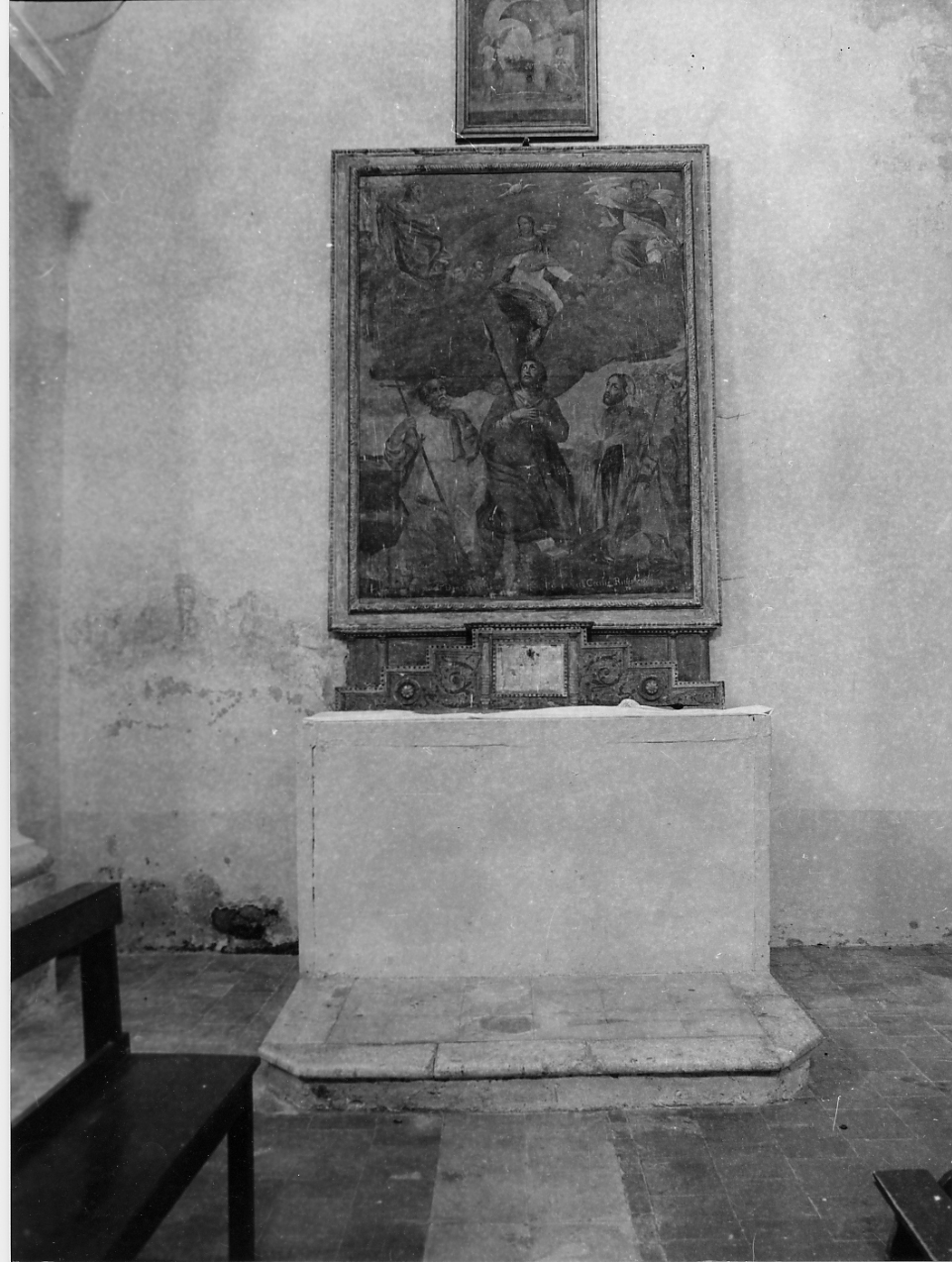 altare, opera isolata - ambito abruzzese (fine sec. XVII)