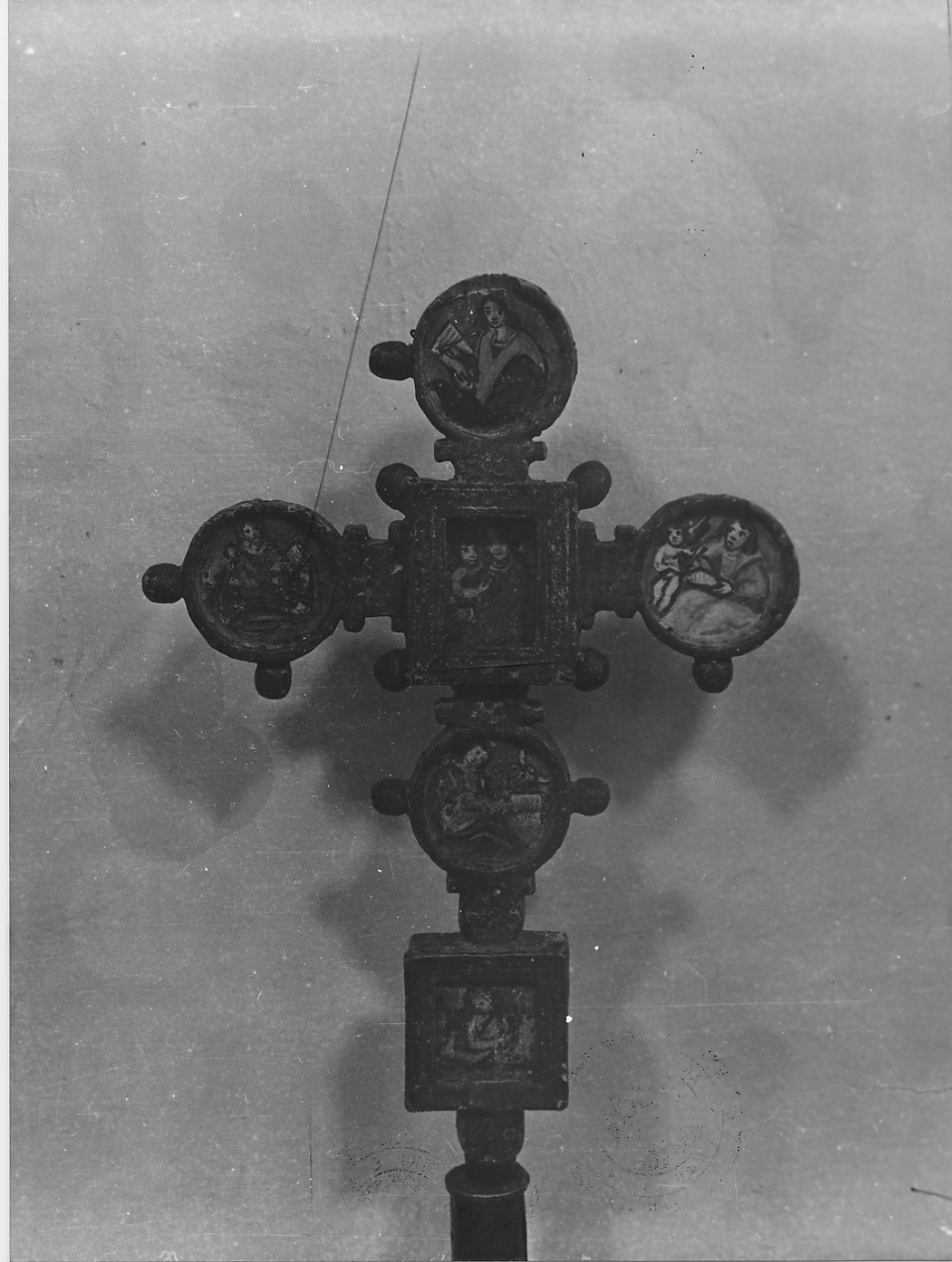 croce d'altare, opera isolata - ambito abruzzese (fine sec. XVII)