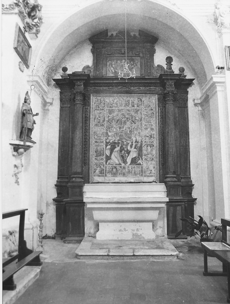 altare, opera isolata - ambito abruzzese (fine sec. XVII)