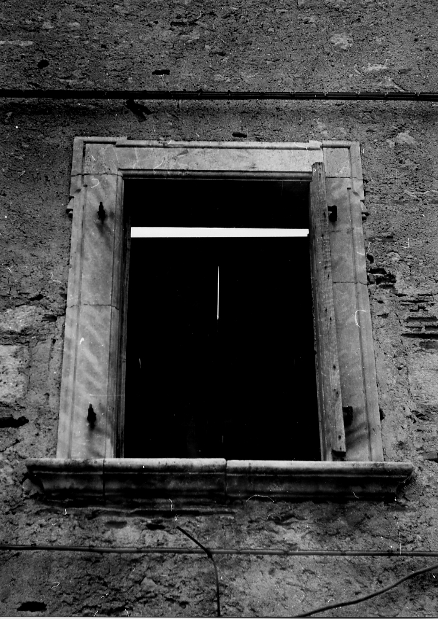 mostra di finestra, serie - bottega Italia centrale (fine sec. XVIII)