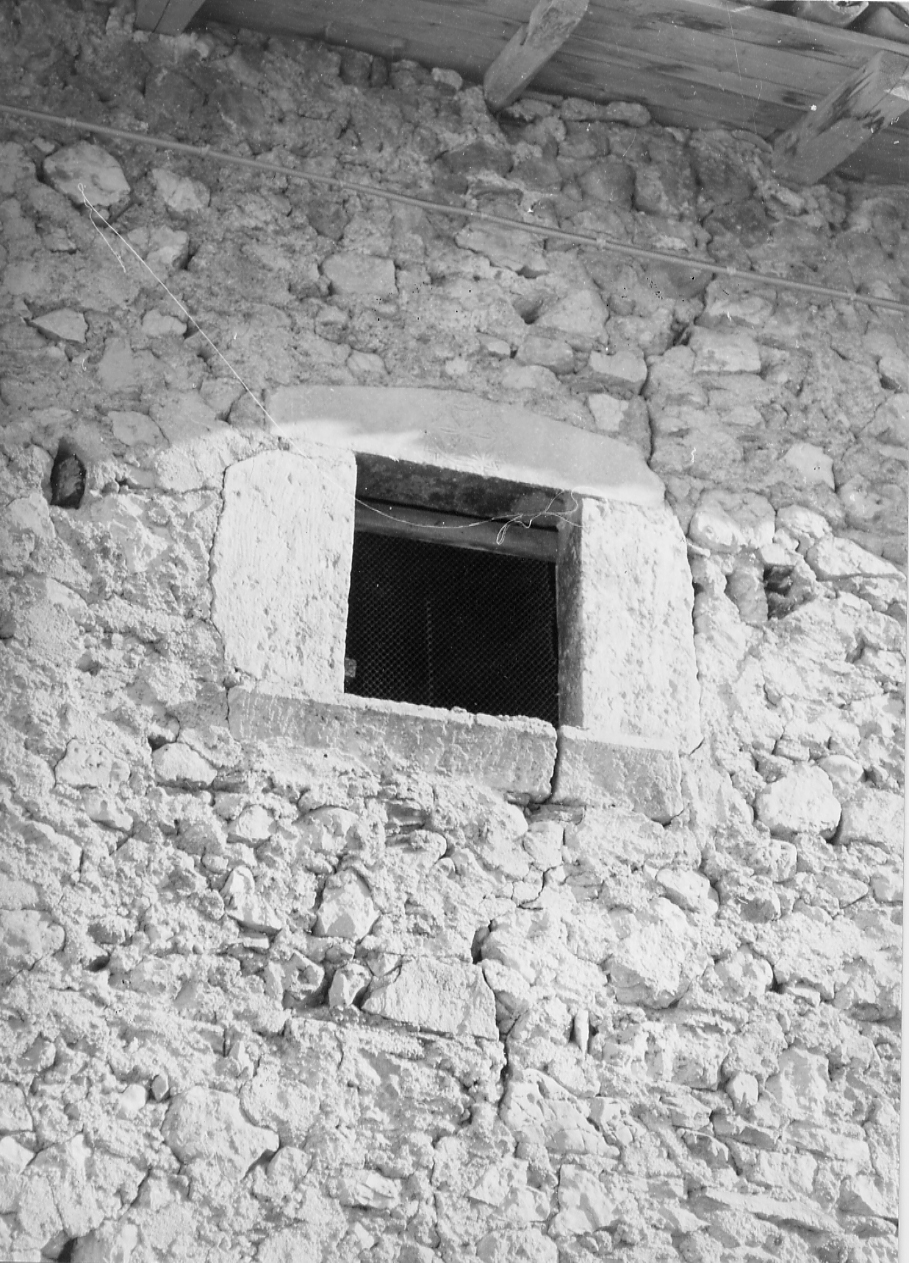 mostra di finestra, opera isolata - bottega Italia centrale (sec. XVII, sec. XIX)