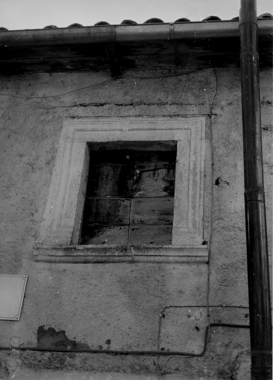 mostra di finestra, serie - bottega Italia centrale (sec. XV, sec. XVII)