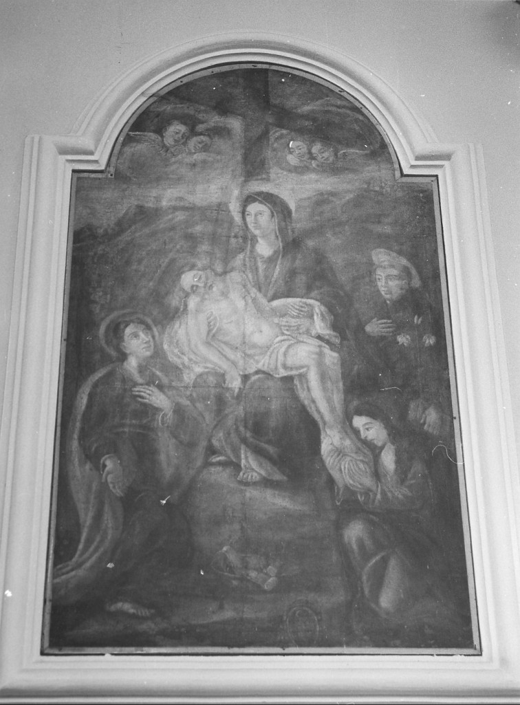 COMPIANTO SUL CRISTO MORTO (dipinto) - bottega Italia centrale (sec. XVIII)