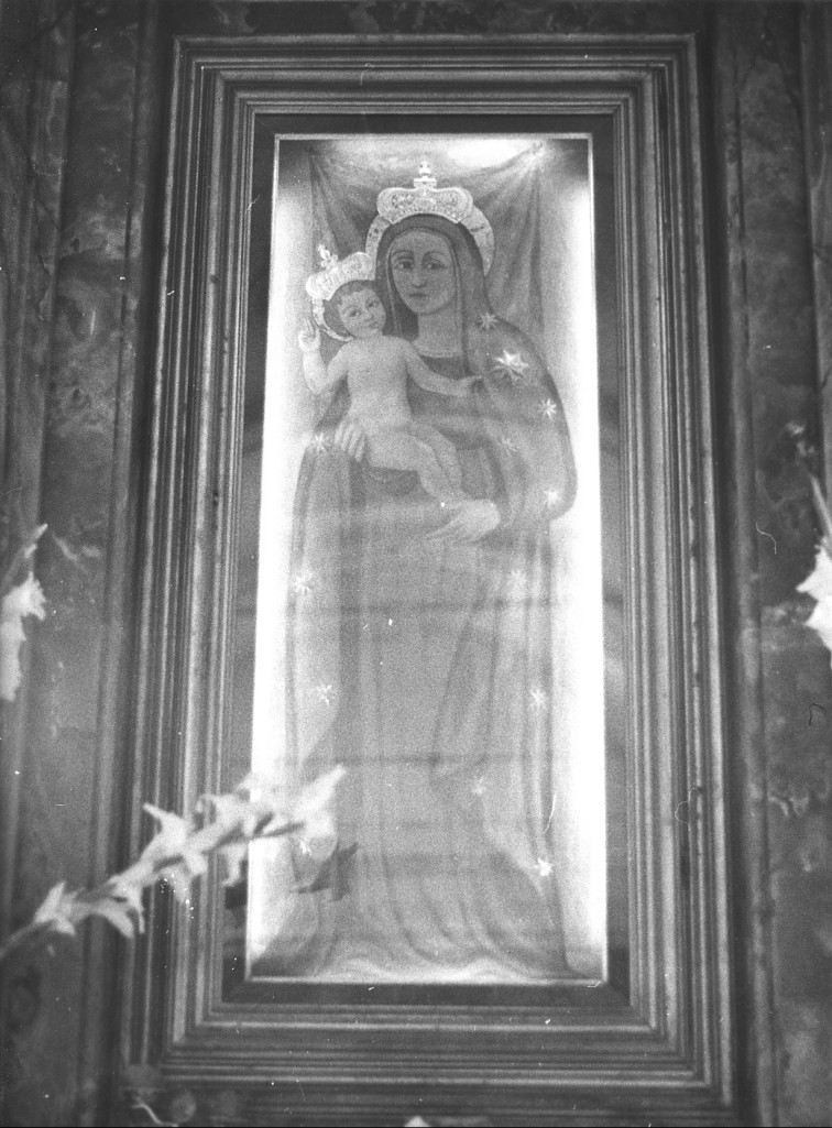MADONNA CON GESU' BAMBINO (dipinto) - ambito Italia centrale (sec. XV)