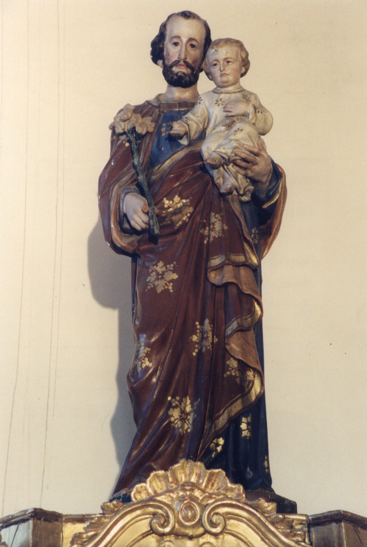 S. Giuseppe con Bambino (statua) - ambito abruzzese (metà sec. XIX)