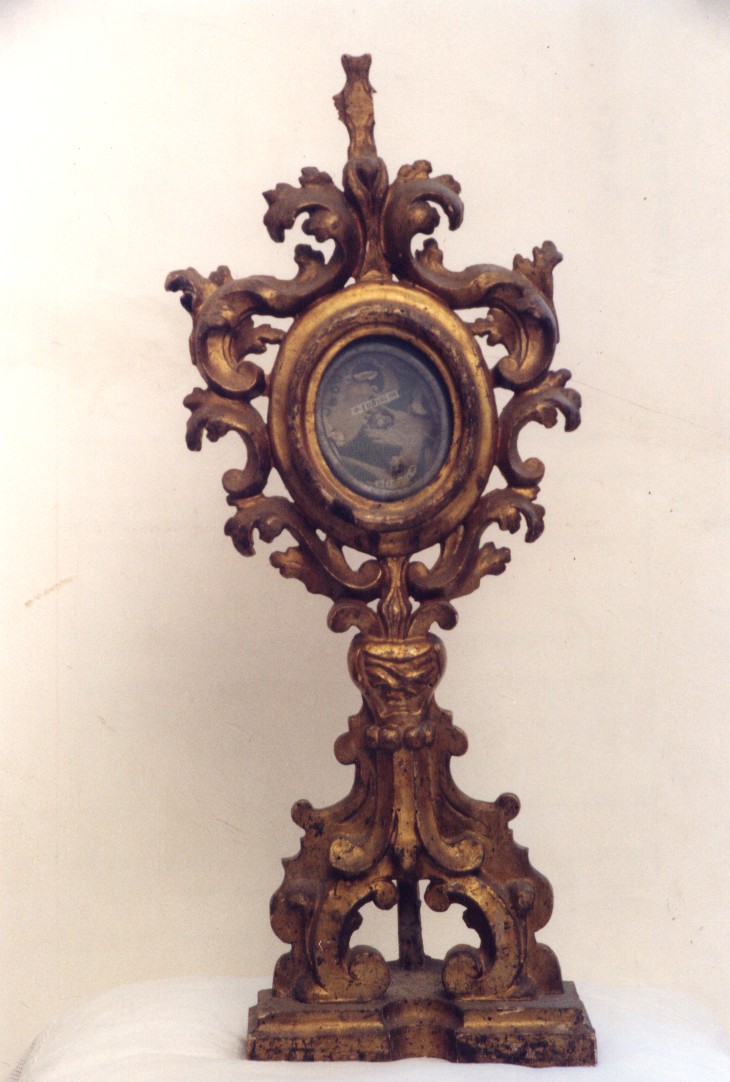 reliquiario - a ostensorio - bottega molisana (sec. XVIII)