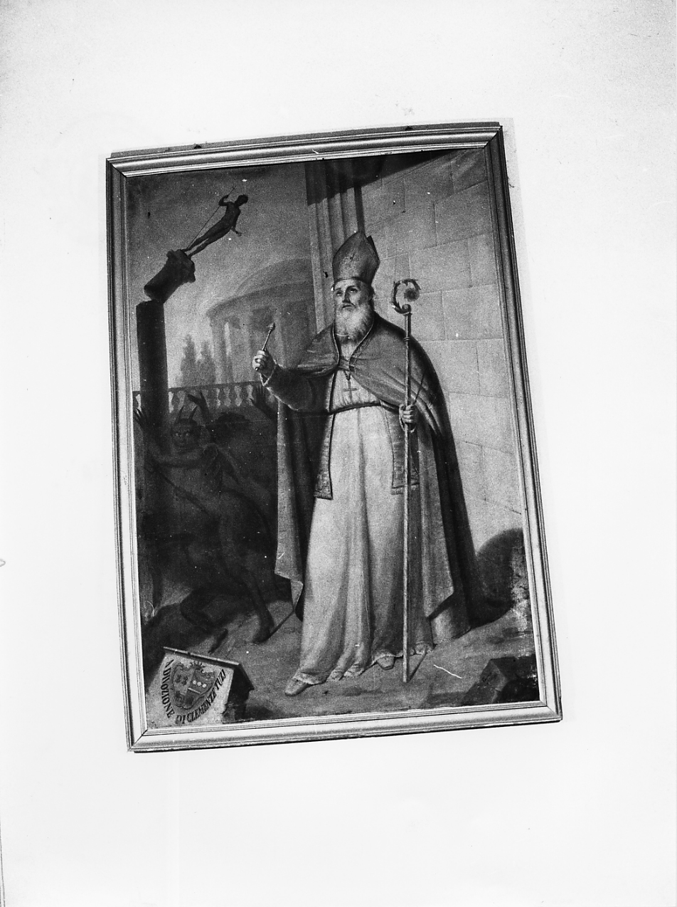 SAN MARTINO DI TOURS (dipinto) di Corvo P - bottega Italia centrale (sec. XIX)