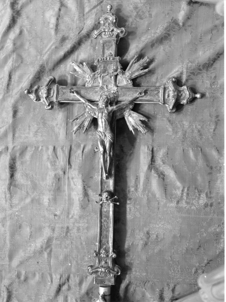 Cristo Crocifisso (croce processionale) - ambito dell'Italia centrale (sec. XVIII)
