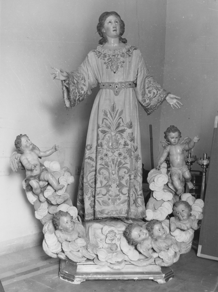 Madonna Assunta con angeli (gruppo scultoreo) - ambito dell'Italia centrale (sec. XVIII)