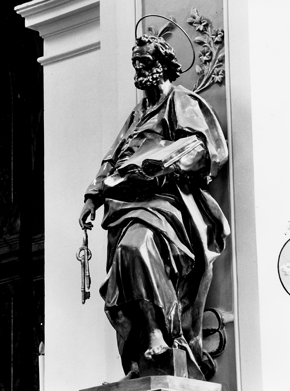 SAN PIETRO APOSTOLO (statua) - ambito abruzzese (inizio sec. XVIII)