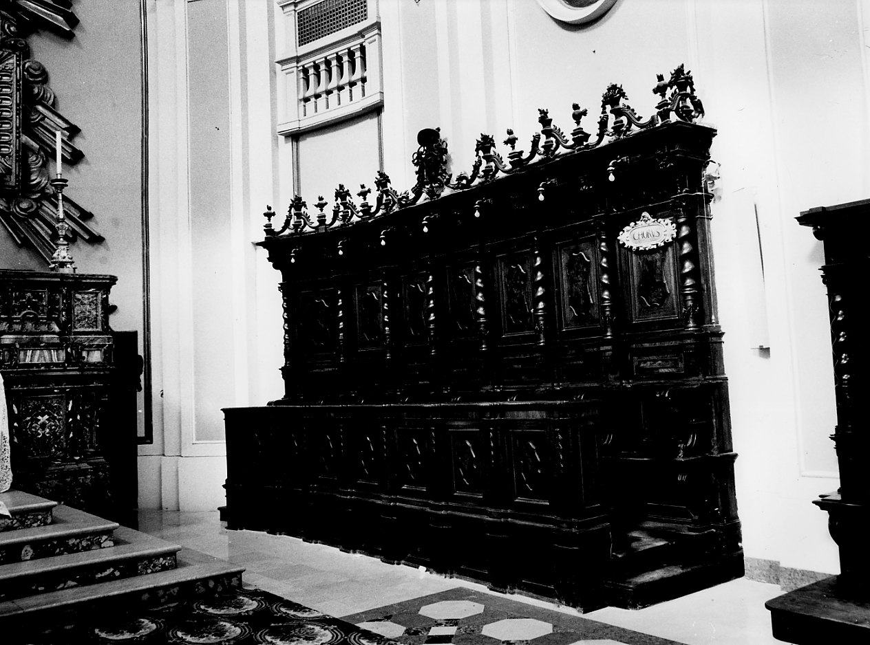 stalli del coro di Mosca Ferdinando (sec. XVIII)