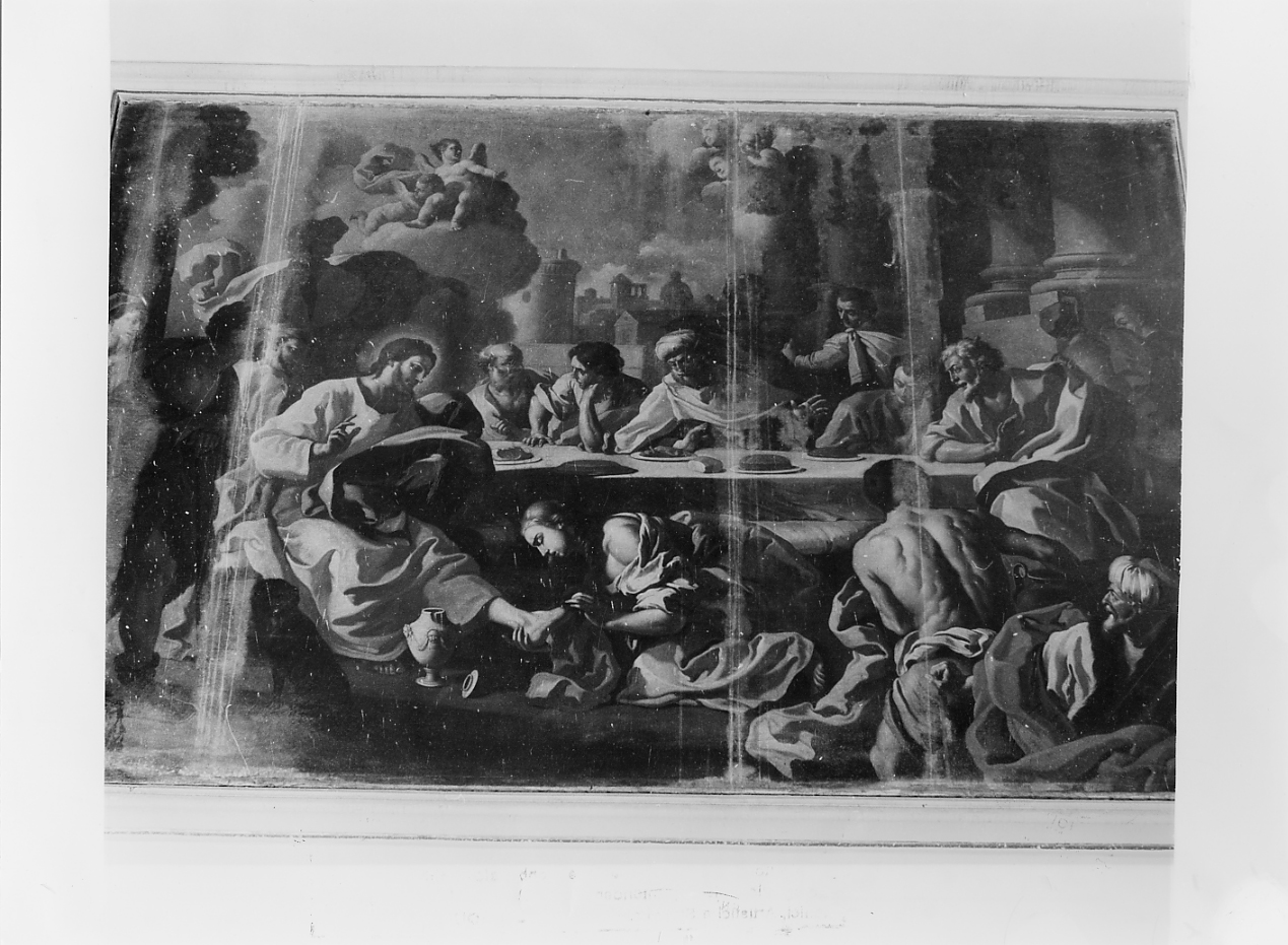 CRISTO E SANTA MARIA MADDALENA (dipinto) di De Maio Ludovico (sec. XVIII)