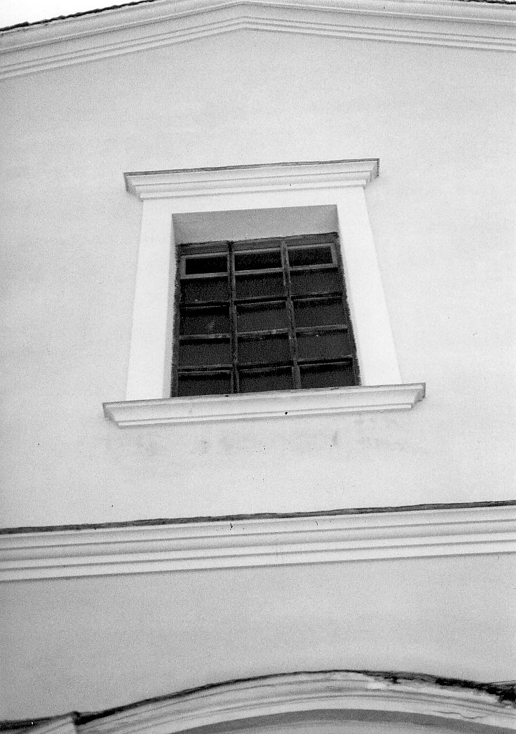 mostra di finestra, opera isolata - bottega abruzzese (prima metà sec. XIX)