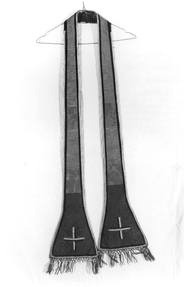 stola, elemento d'insieme - manifattura tedesca (seconda metà sec. XIX)