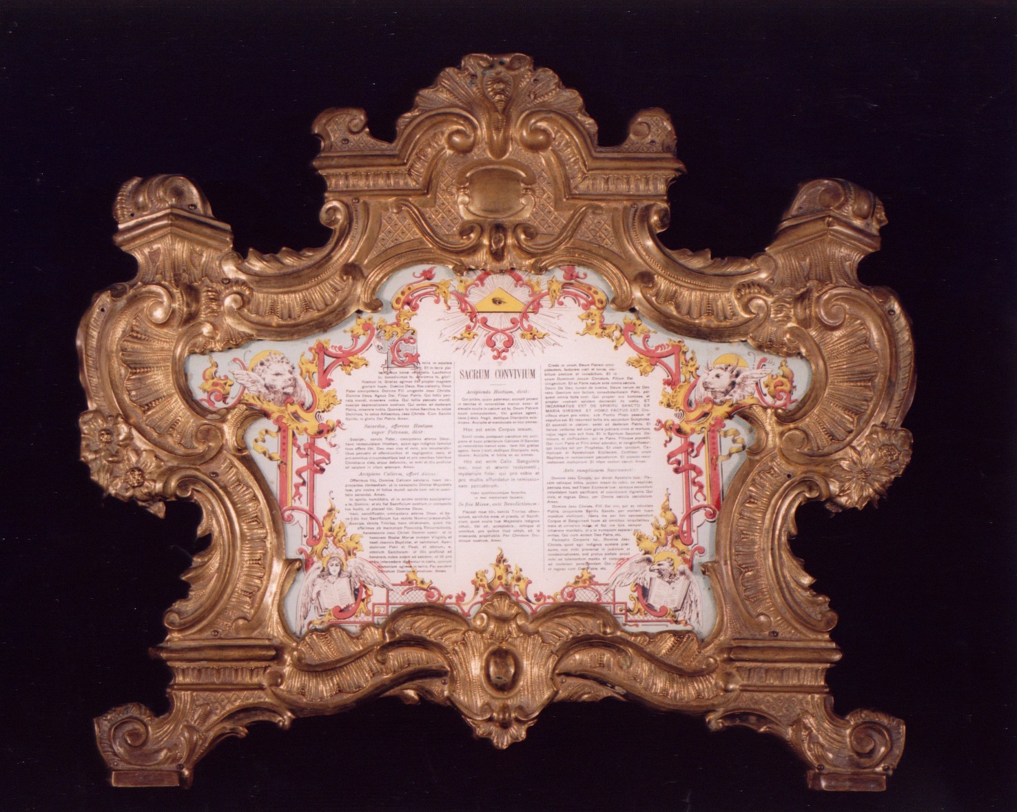 cartagloria, opera isolata - manifattura napoletana (sec. XIX)