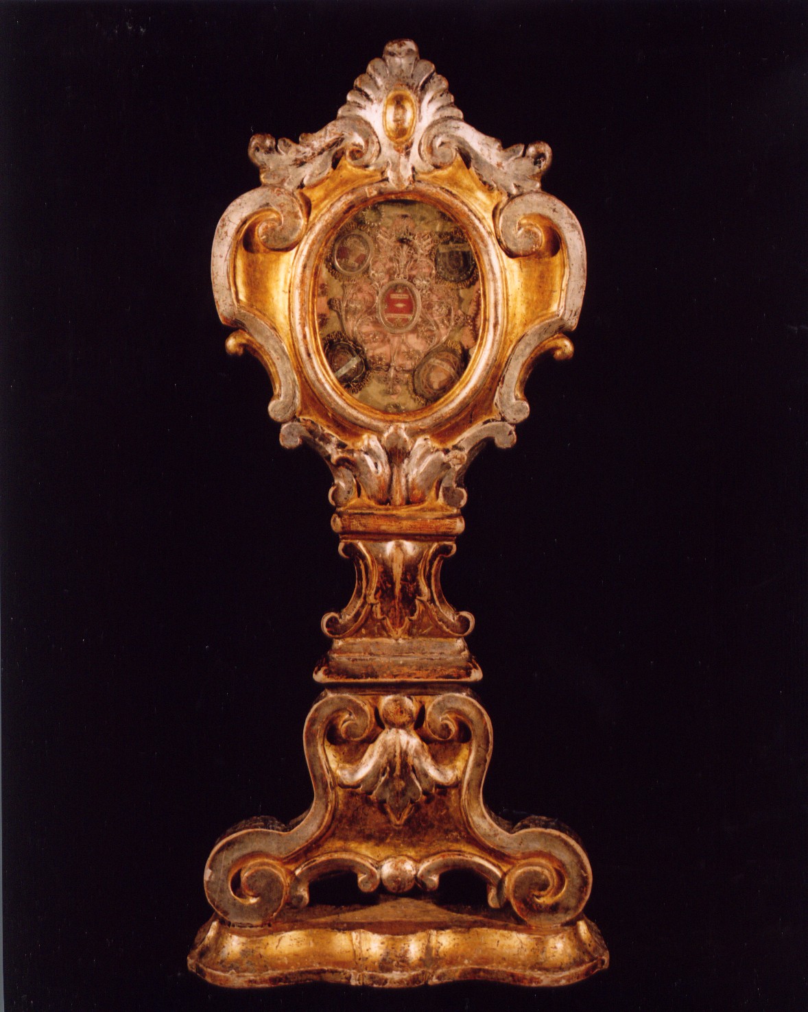 reliquiario - a ostensorio, opera isolata - manifattura Italia centro-meridionale (secc. XVIII/ XIX)