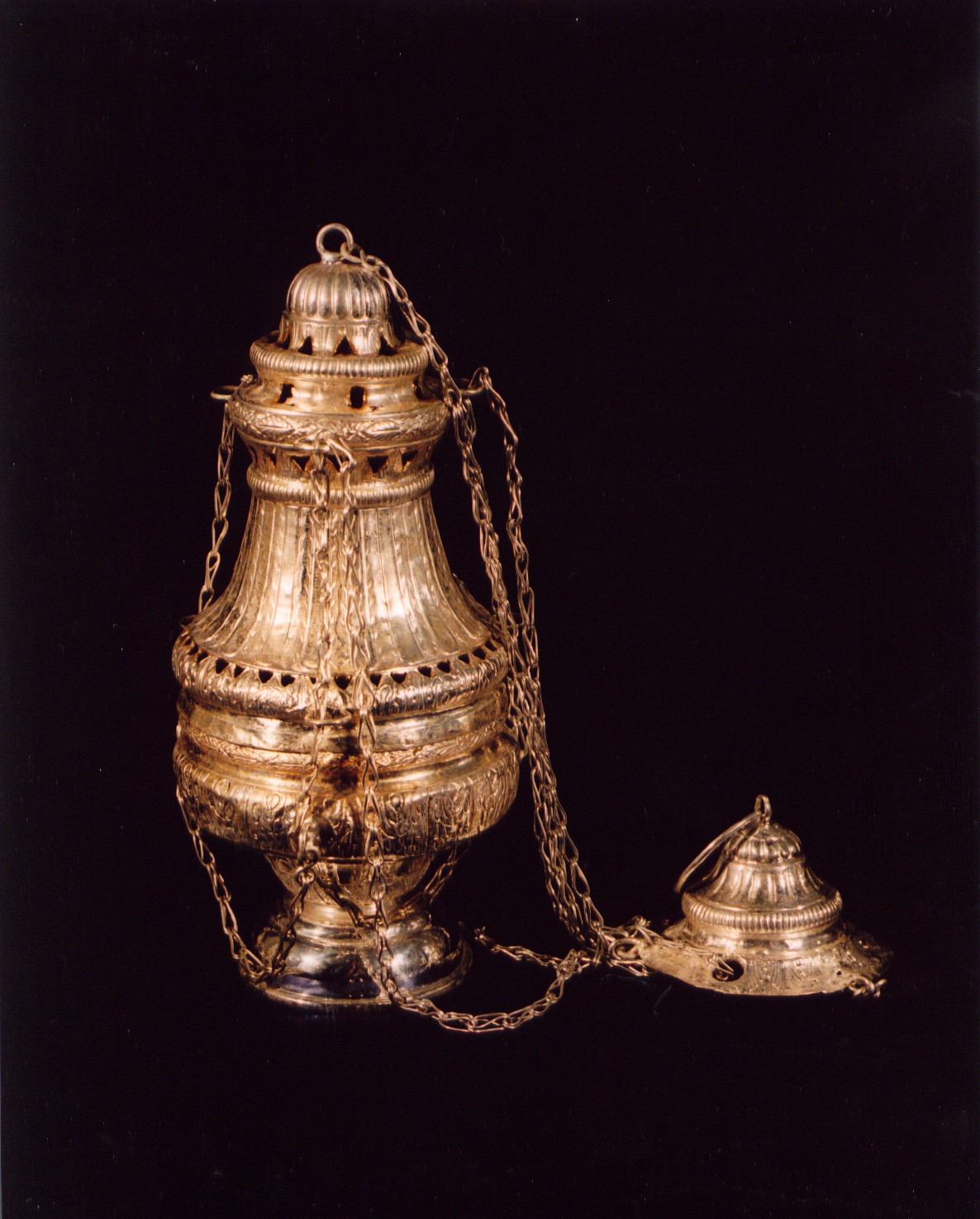 turibolo, opera isolata - manifattura napoletana (sec. XIX)