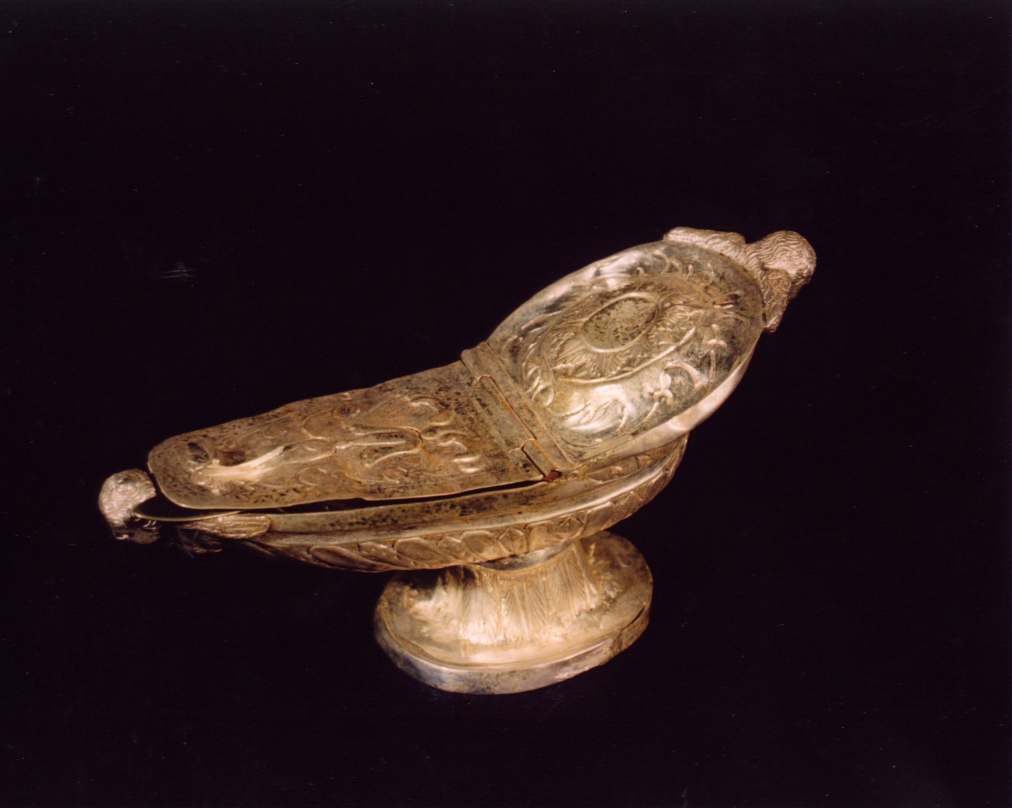 navicella portaincenso - a galeone, opera isolata - manifattura napoletana (sec. XIX)