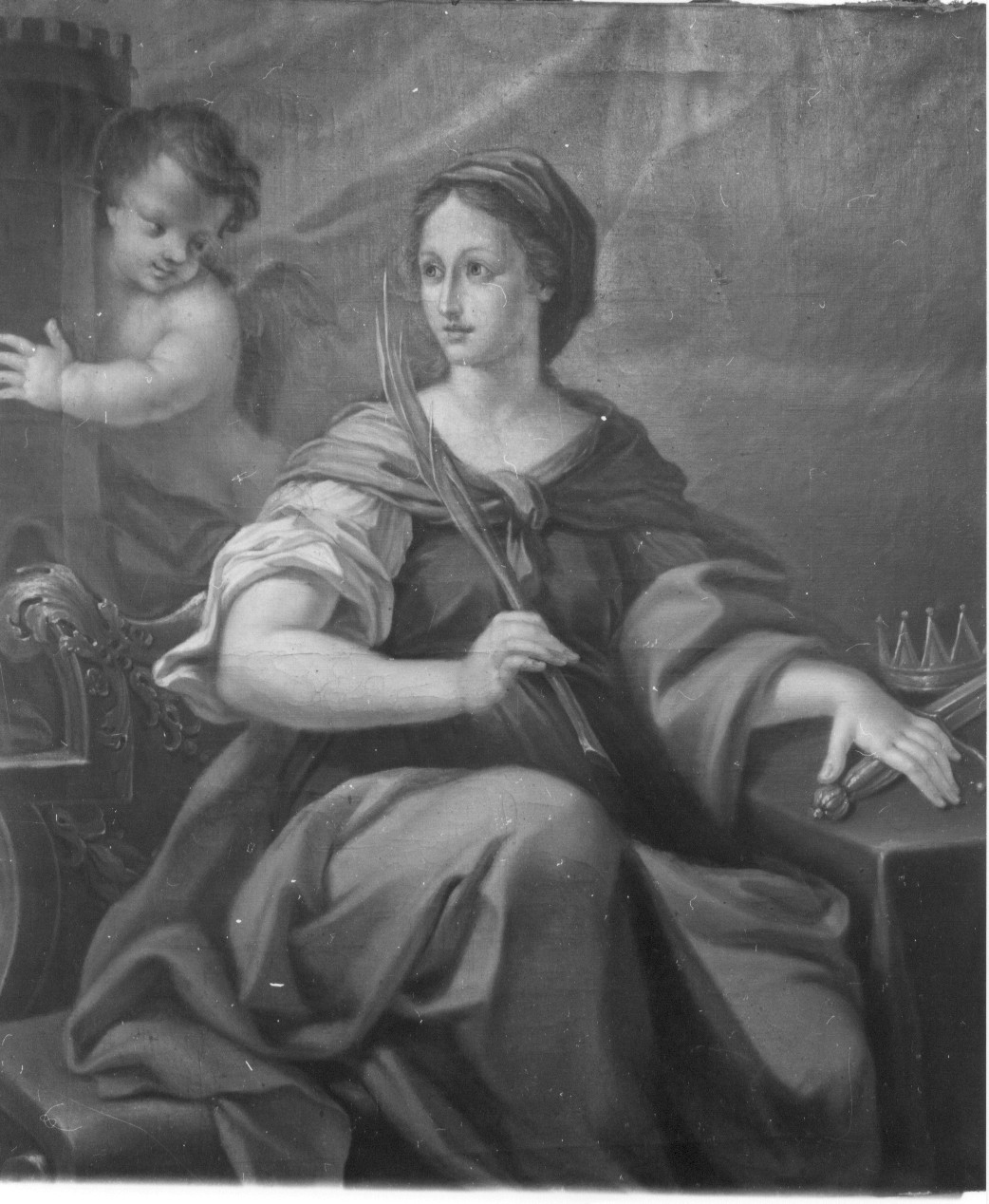 Santa Barbara (dipinto) - ambito abruzzese (sec. XIX)