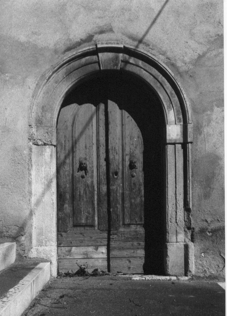 portale, opera isolata - ambito abruzzese (seconda metà sec. XIX)