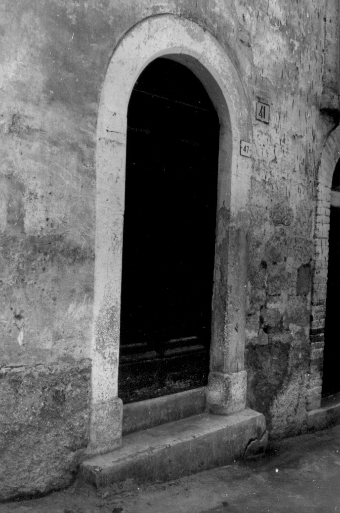 portale, elemento d'insieme - ambito Italia centrale (fine/inizio secc. XIX/ XX)