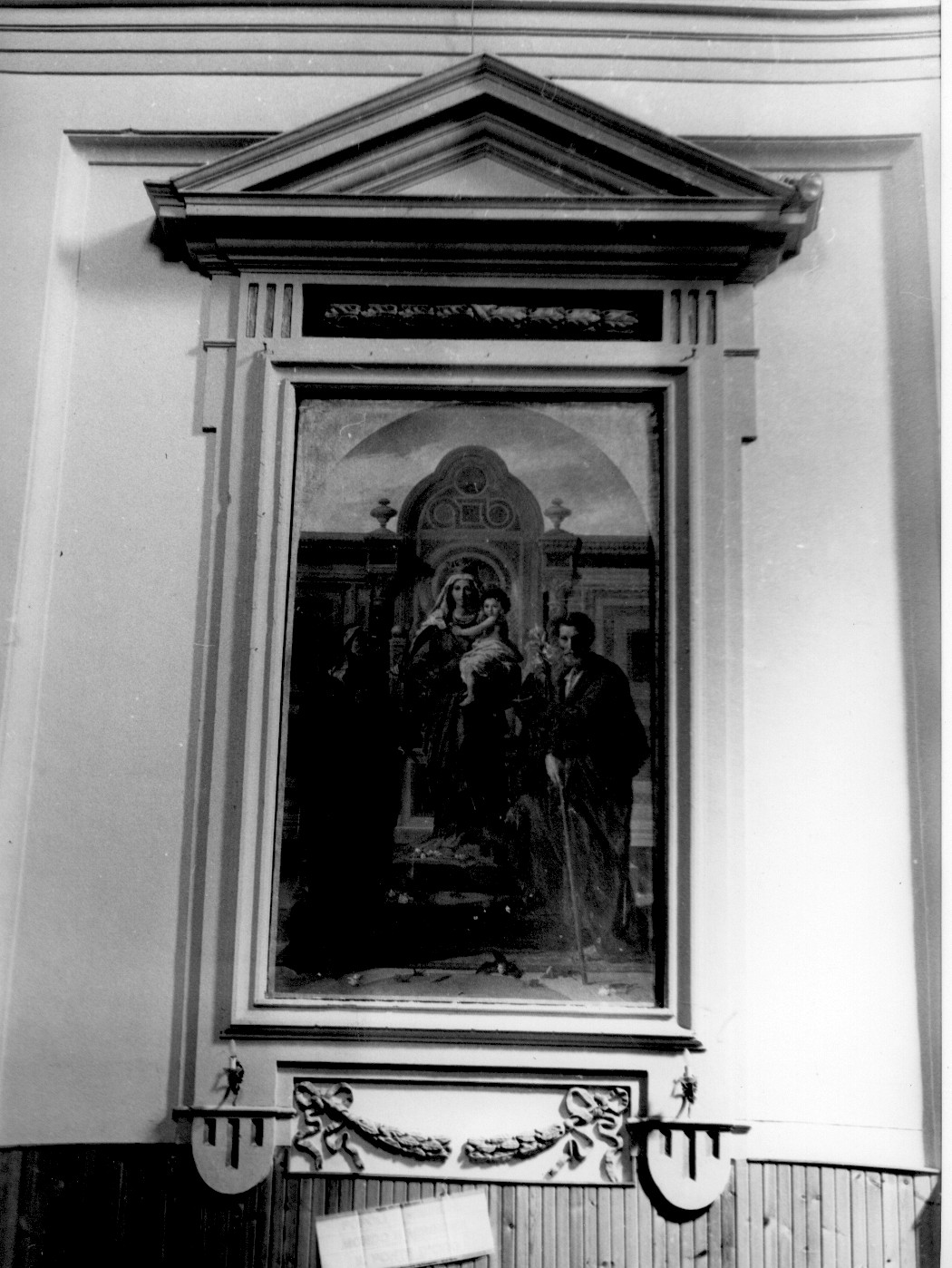 Madonna con Bambino e Santi (dipinto) di Tartagliozzi Francesco (sec. XIX)