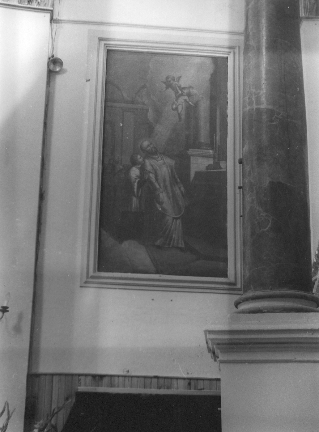 Santo in estasi (dipinto) - ambito abruzzese (sec. XVIII)